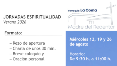 Jornadas de Espiritualidad verano 2026